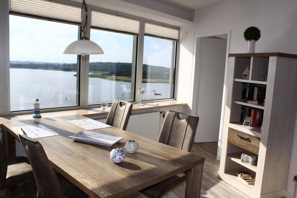 Ostseefjord-Schlei-Blick Im Wikingturm Schleswig Ngoại thất bức ảnh